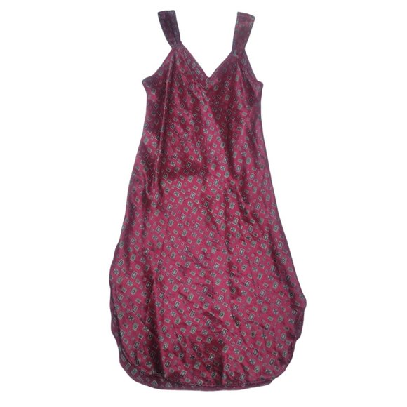 Lily Of France Womens Medium M Nightgown Red Sleep - Picture 1 of 5